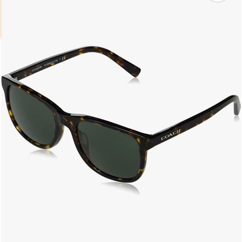COACH Men Matte Dark Tortoise Sunglasses 512071